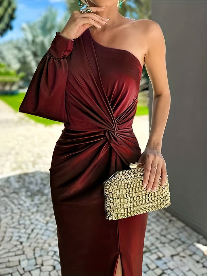 Nora  Elegant Evening Maxi Dress