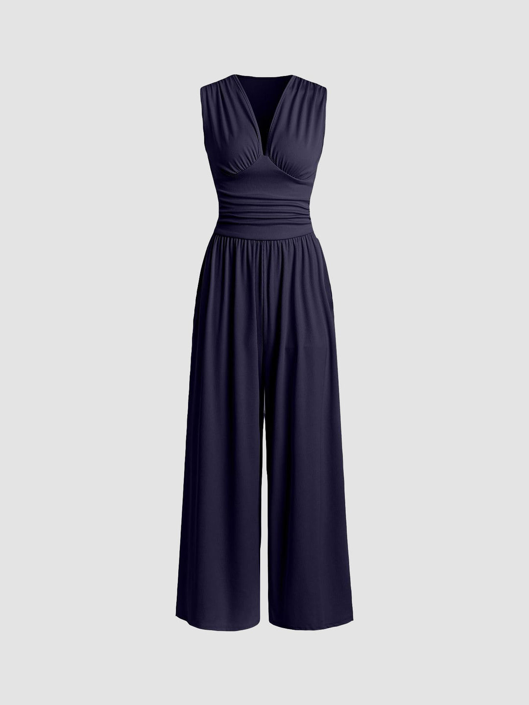 Charity – Elegante Mouwloze Wijde Jumpsuit
