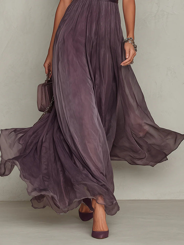 Grace Vintage Elegant Chiffon Maxi Dress