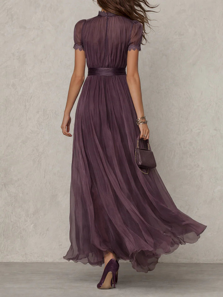 Grace Vintage Elegant Chiffon Maxi Dress